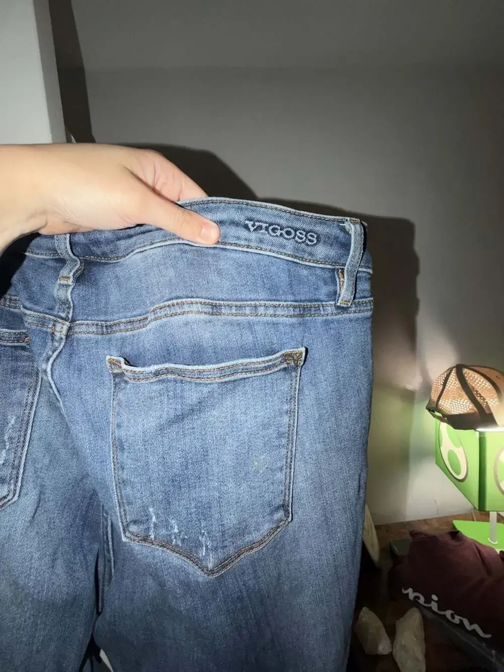 Vigoss Women's Mid-Rise Distressed Skinny Jeans Size 16